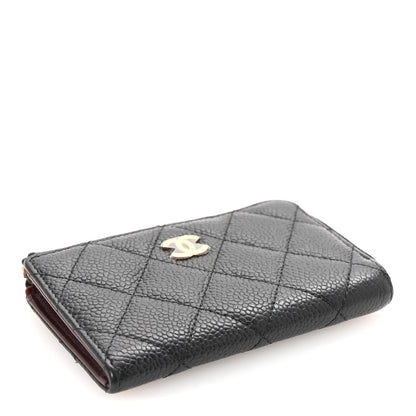Chanel Caviar Quilted Zipped Key Holder Case Black 4 of 7