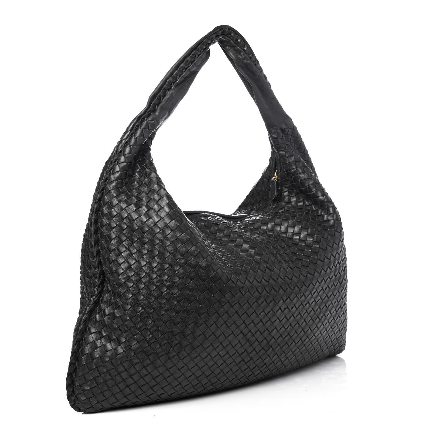 Bottega Veneta Nappa Intrecciato Maxi Veneta Hobo Black 2 of 6