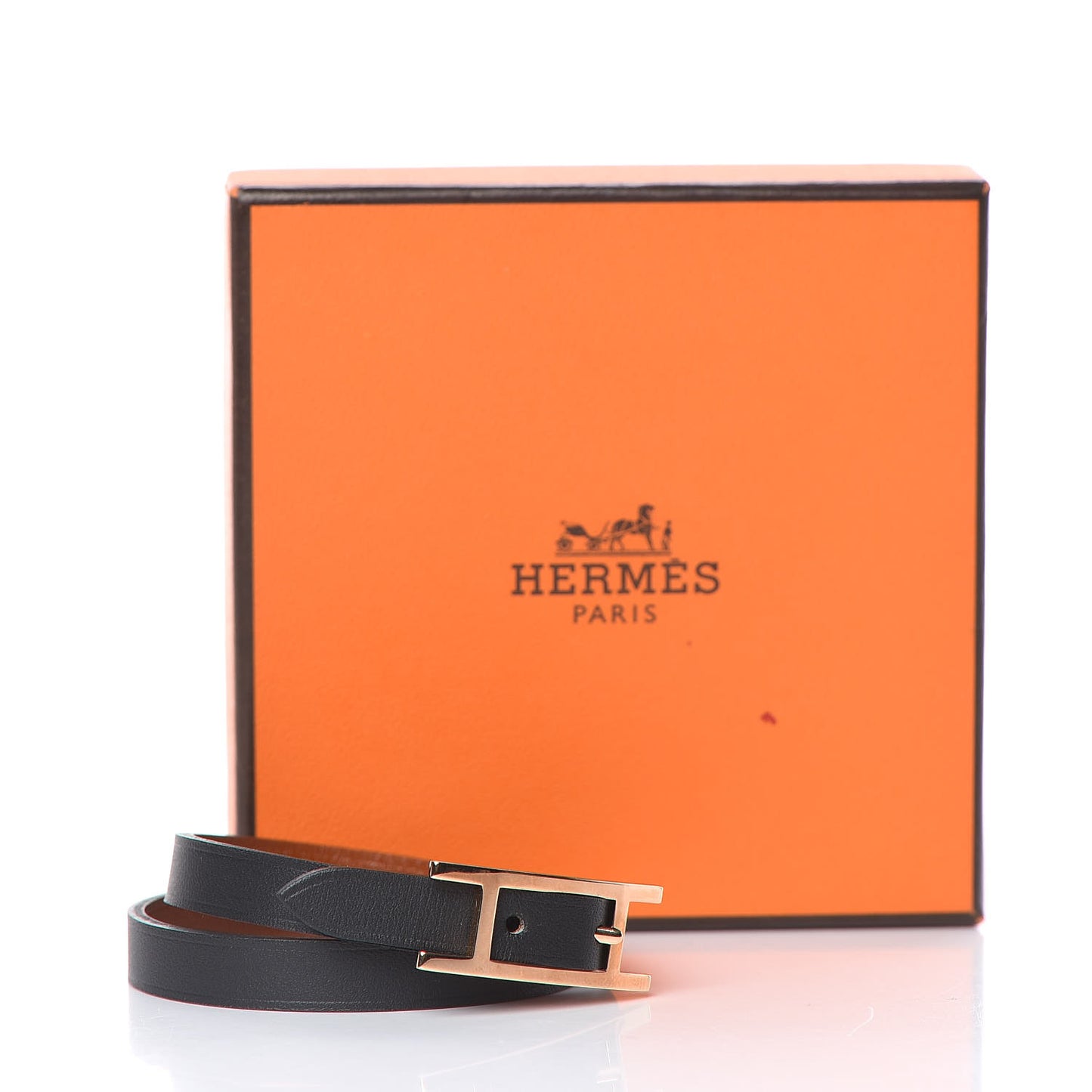 Chamonix Behapi Double Tour Bracelet T2 Black Gold