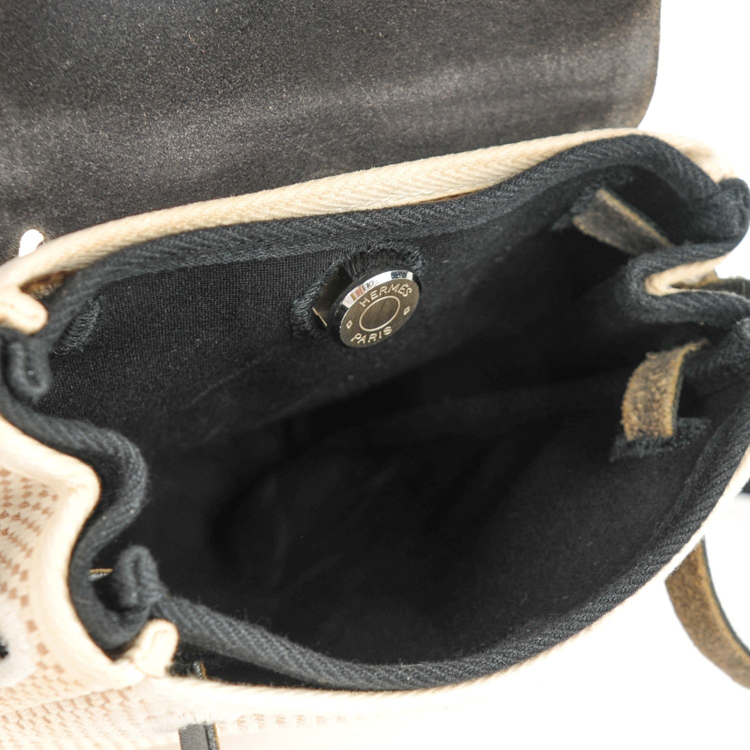 Hermes Toile Herbag TPM Natural Black 6 of 15