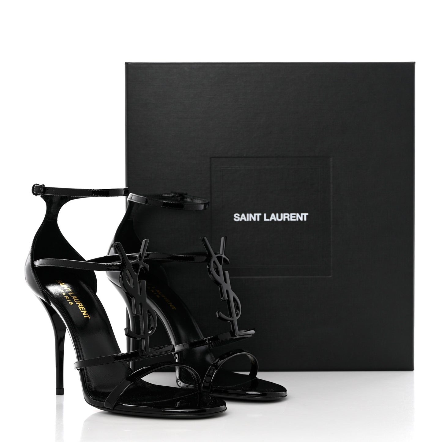 Patent Cassandra 100 Sandals 38 Black