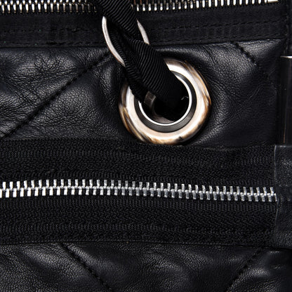Lanvin Lambskin Quilted Medium Amalia Shoulder Bag Black 11 of 19