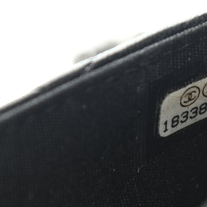Chanel Lambskin Quilted Boy Wallet On Chain WOC Black 7 of 11
