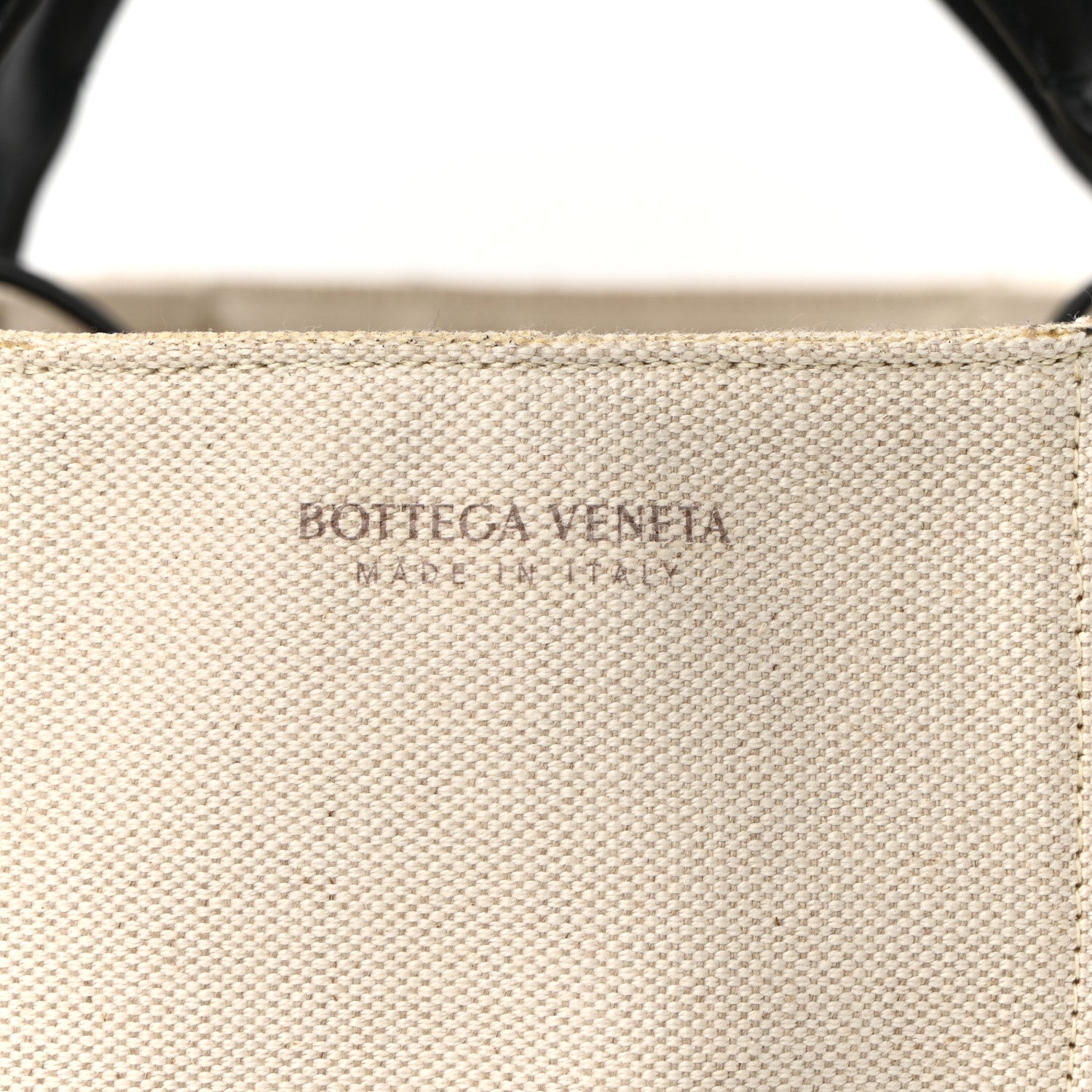 Bottega Veneta Canvas Maxi Intrecciato Medium Arco Tote Beige Black 7 of 10