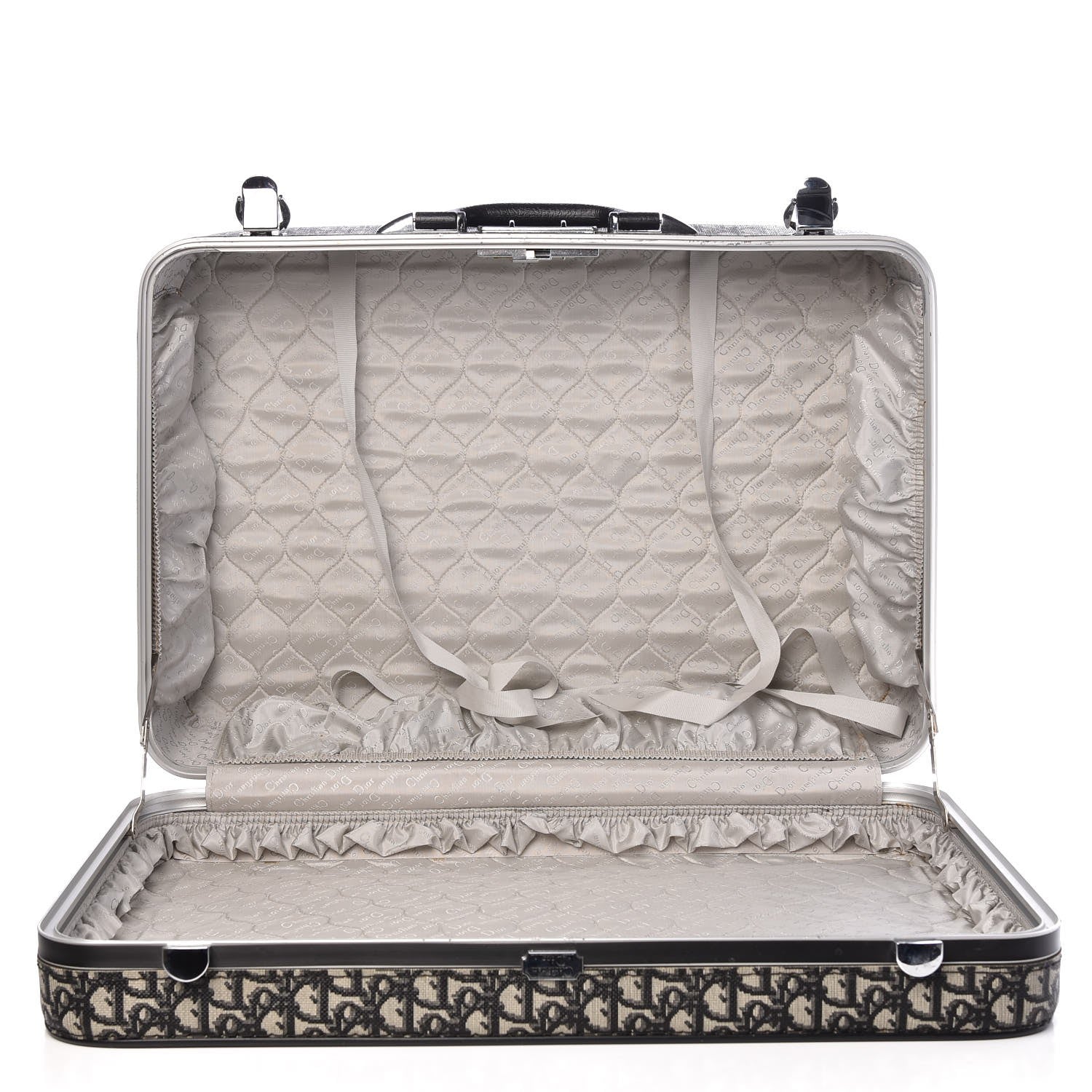 Christian Dior Monogram Jr Pullman 24 Luggage Suitcase Black 5 of 14