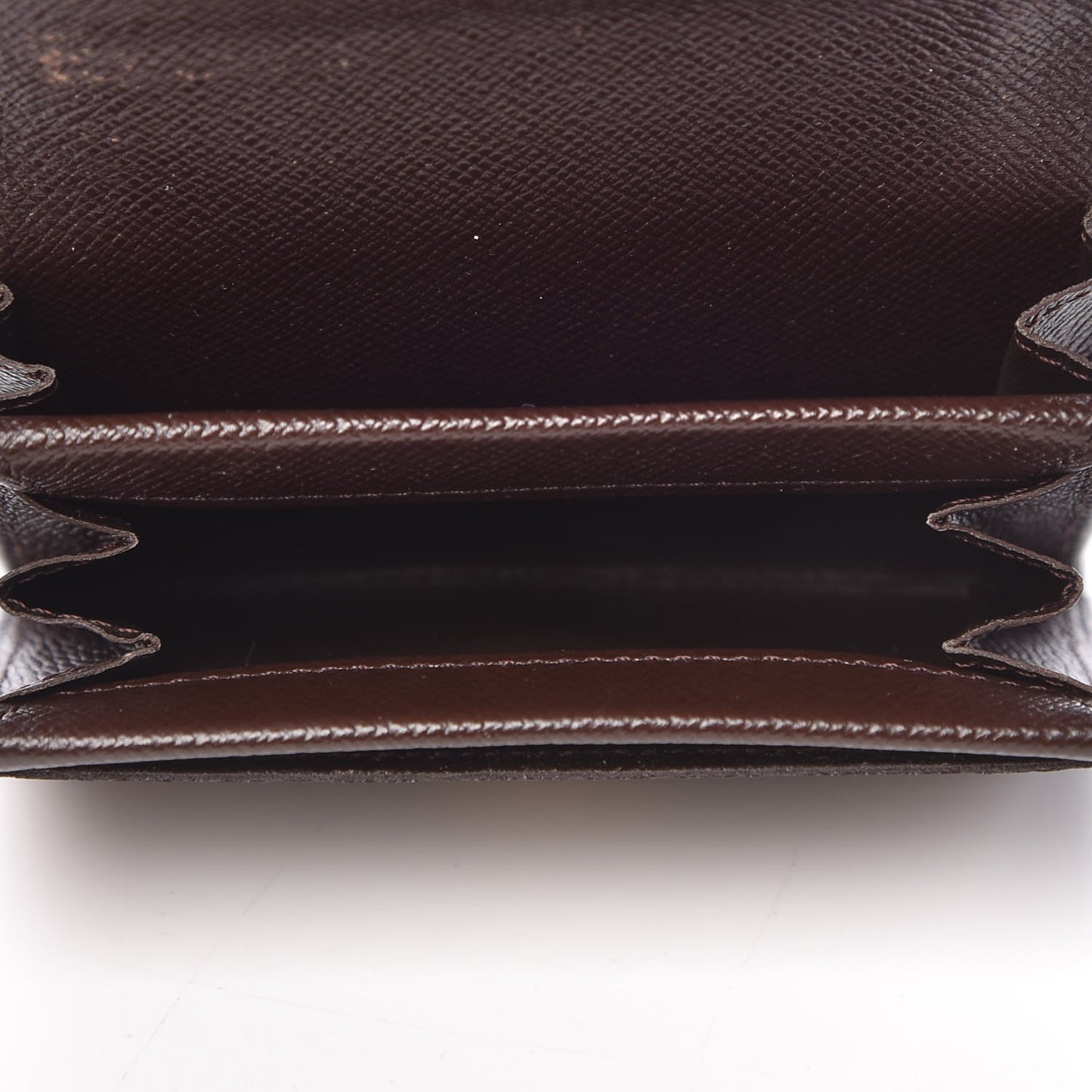 Damier Ebene Porte-Monnaie Plat Coin Purse