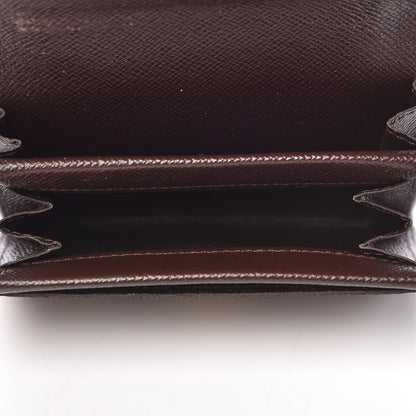 Louis Vuitton Damier Ebene Porte-Monnaie Plat Coin Purse 5 of 9