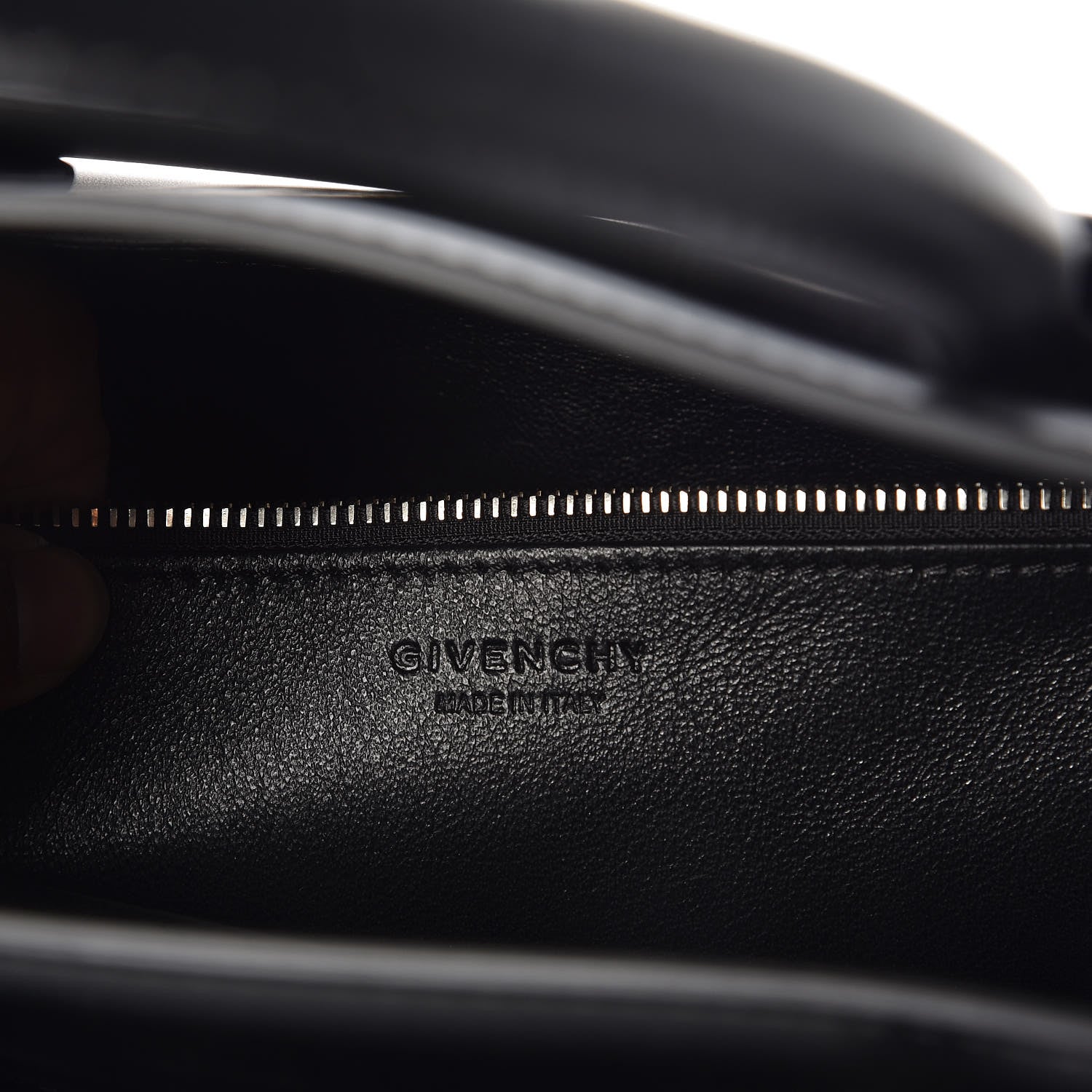 Givenchy Smooth Calfskin Medium Horizon Satchel Black 9 of 9