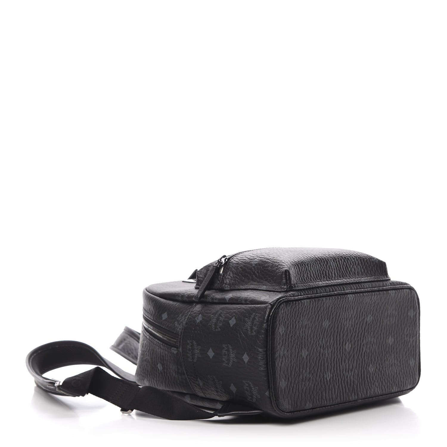 MCM Visetos Small Stark Backpack Black 3 of 10