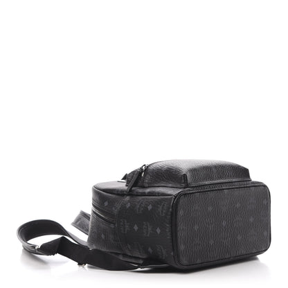 MCM Visetos Small Stark Backpack Black 3 of 10