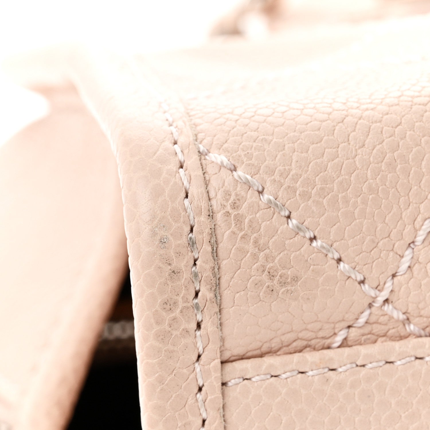 Chanel Caviar Quilted Small Deauville Bowling Bag Light Pink 11 of 11