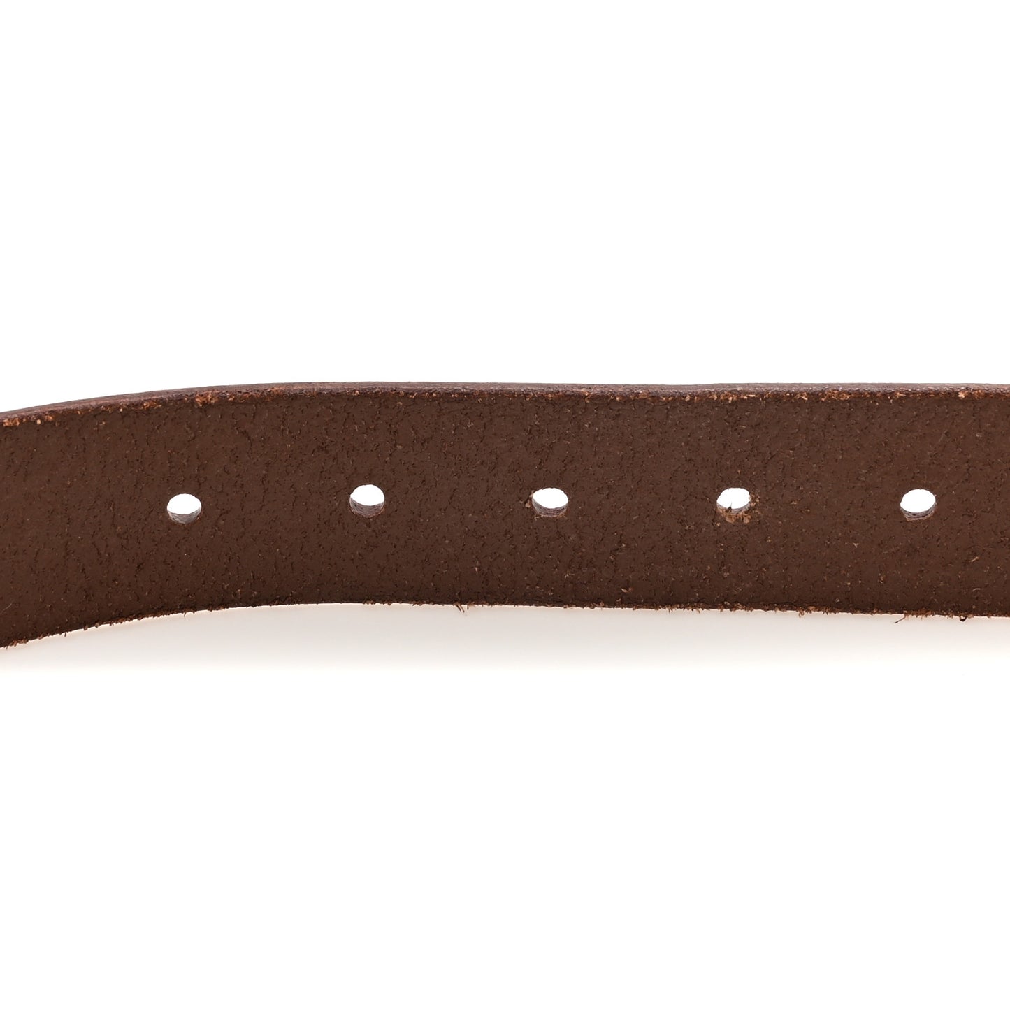 Vegetable Tanned Square Buckle Belt 85 34 Dark Brown Chocolate