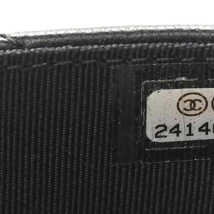 Chanel Lambskin Quilted Wallet On Chain WOC Black 10 of 12
