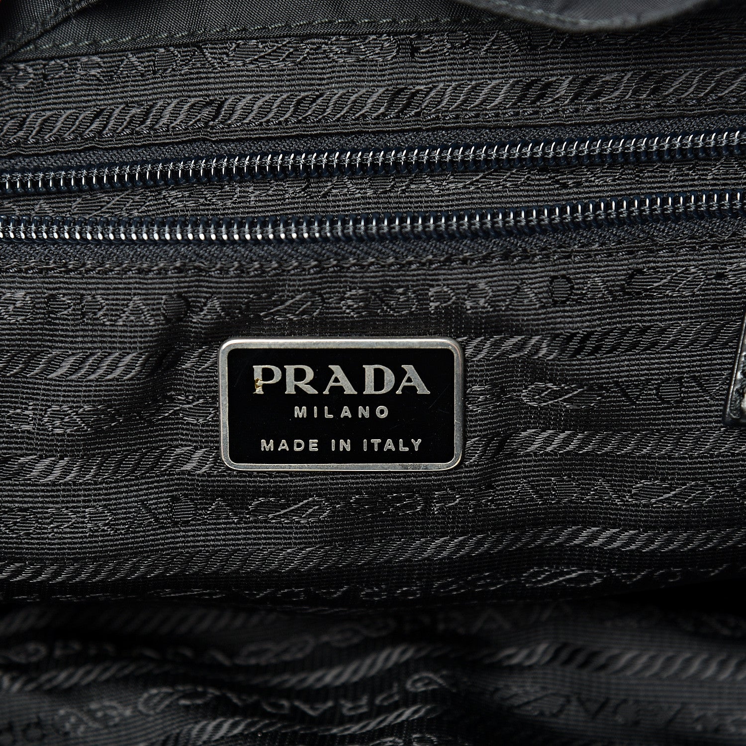 Prada Nylon Vela Medium Backpack Black 5 of 11