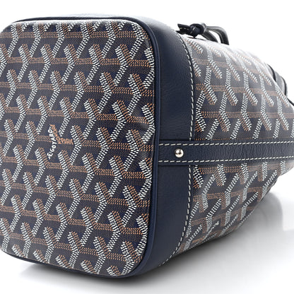 Goyard Goyardine Petit Flot Bucket Bag PM Navy 9 of 9