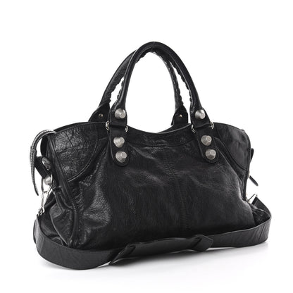 Balenciaga Agneau Giant 21 Silver Hardware Part Time Black 4 of 11