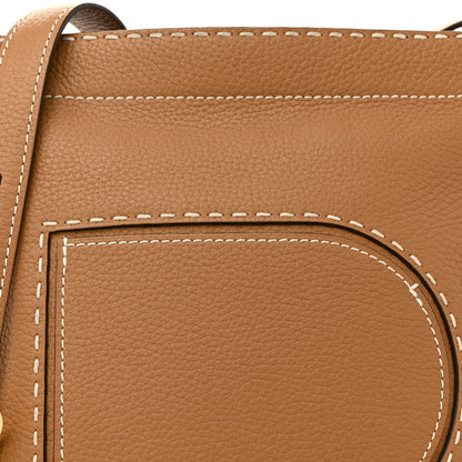 Delvaux Taurillon Pin Daily Surpique Bucket Vegetal Ivory 7 of 10