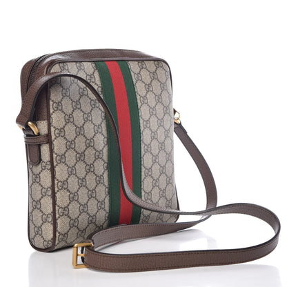Gucci GG Supreme Monogram Web Small Ophidia Messenger Bag Brown 3 of 7