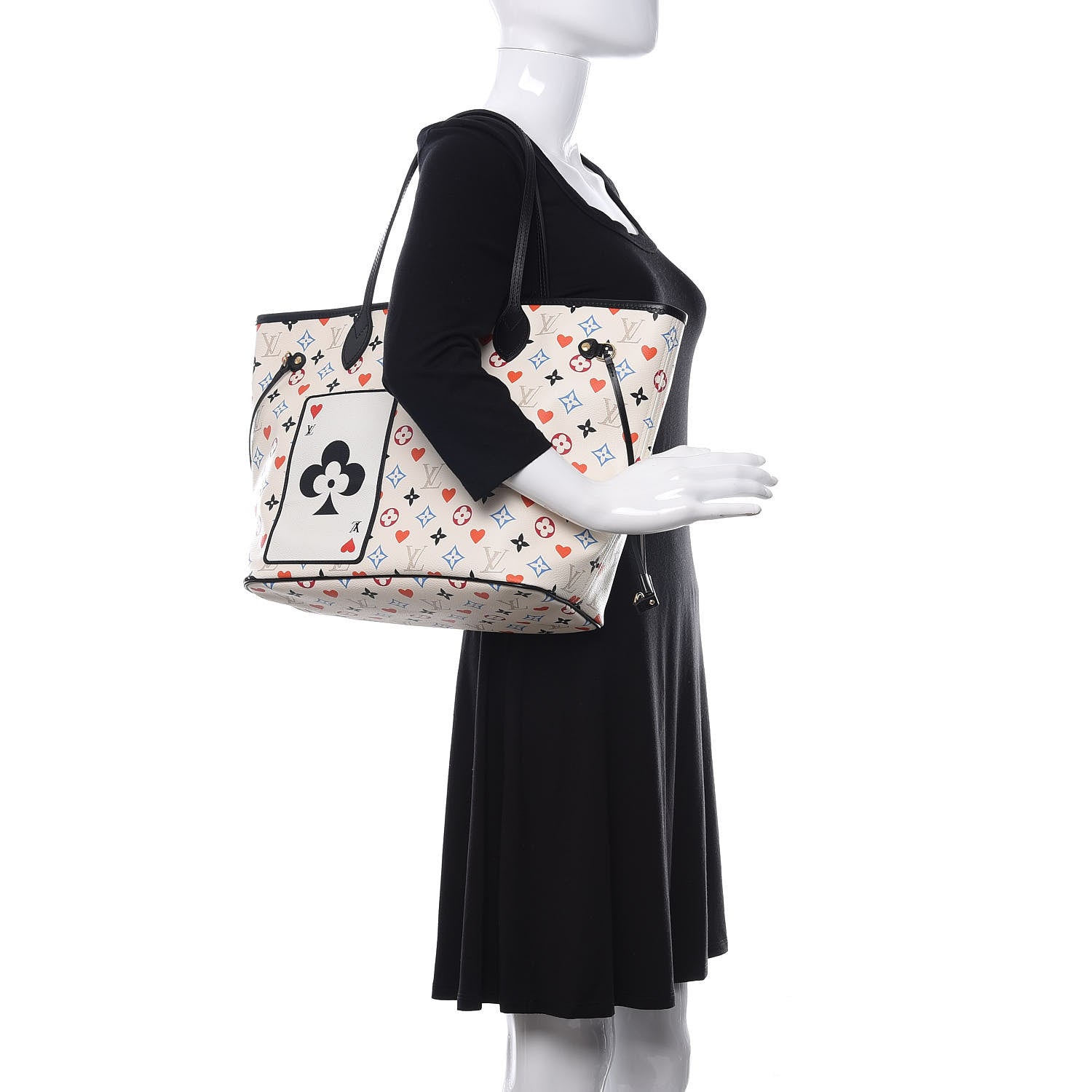 Louis Vuitton Game On Neverfull MM White 2 of 11