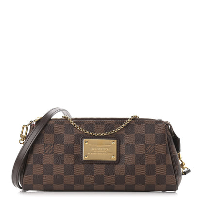 Louis Vuitton Damier Ebene Eva Clutch 1 of 9