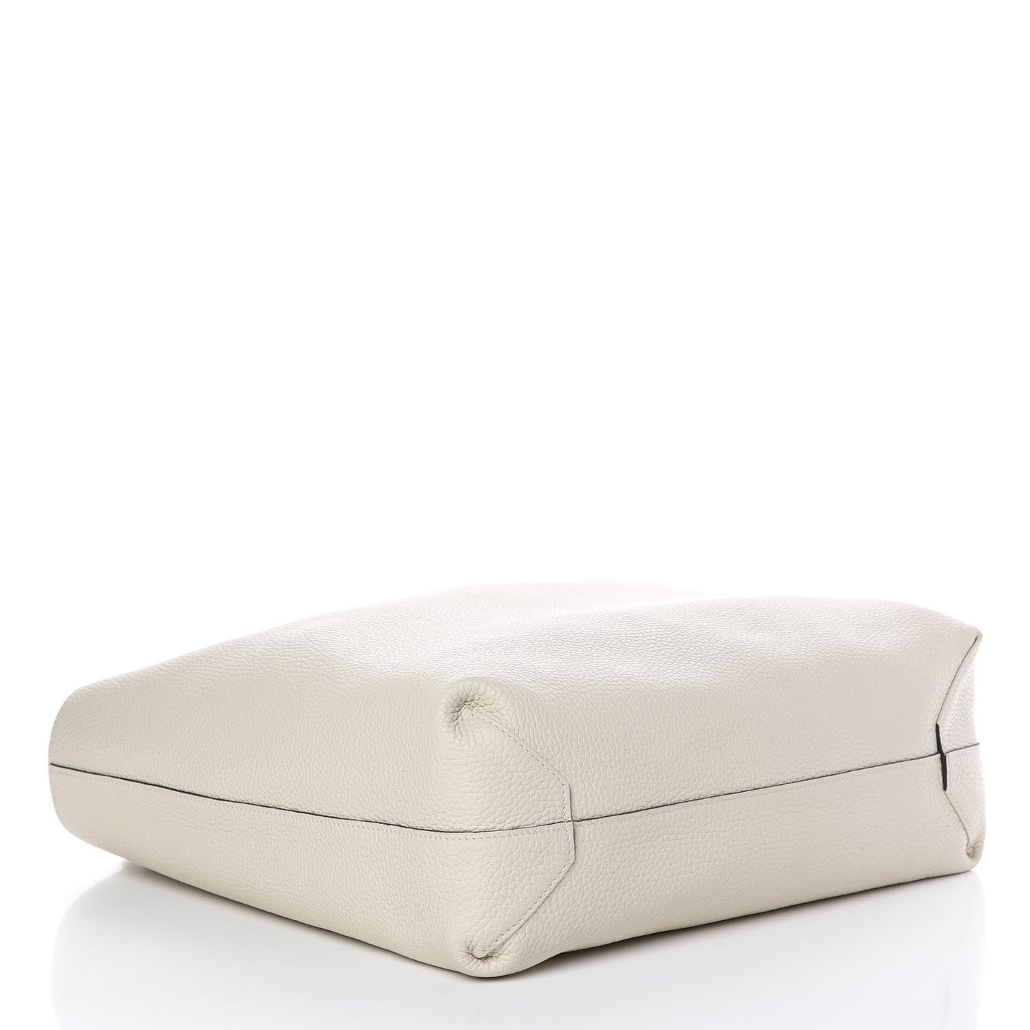 Taurillon Clemence Double Sens 36 Reversible Tote Etain Beton