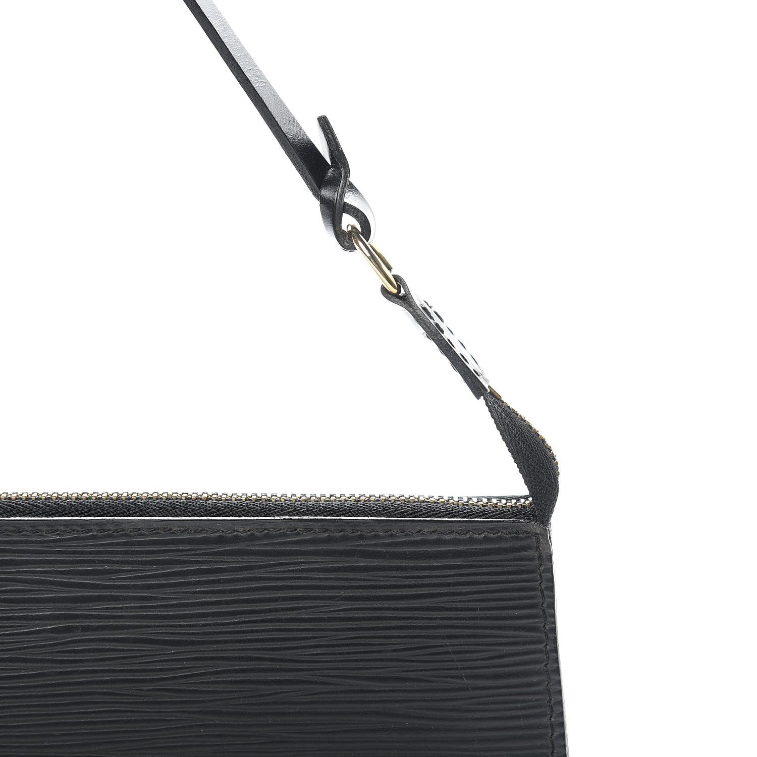 Louis Vuitton Epi Pochette Accessories 24 Black 8 of 10