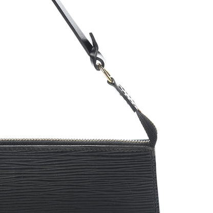 Louis Vuitton Epi Pochette Accessories 24 Black 8 of 10