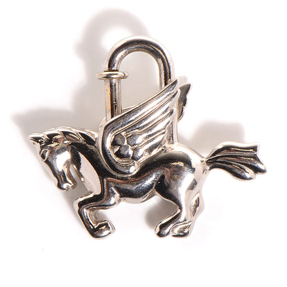 Hermes Pegasus Cadena Lock Palladium 3 of 4
