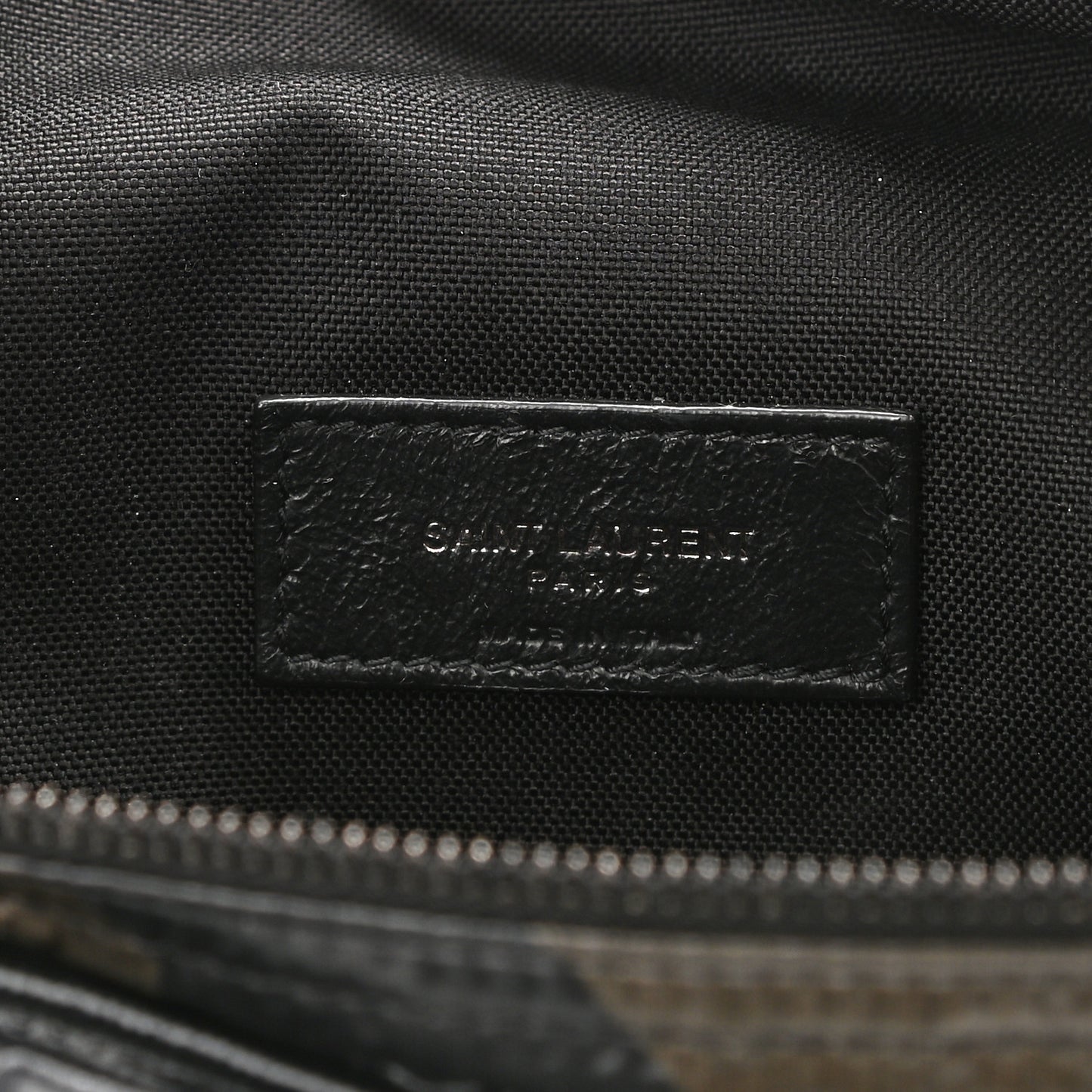 Nylon Logo Ripstop Body Belt Bag Black