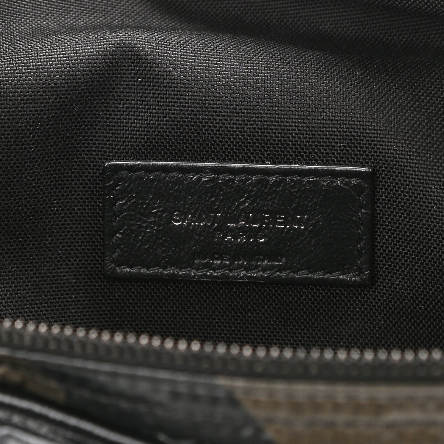 Saint Laurent Nylon Logo Ripstop Body Belt Bag Black 6 of 7