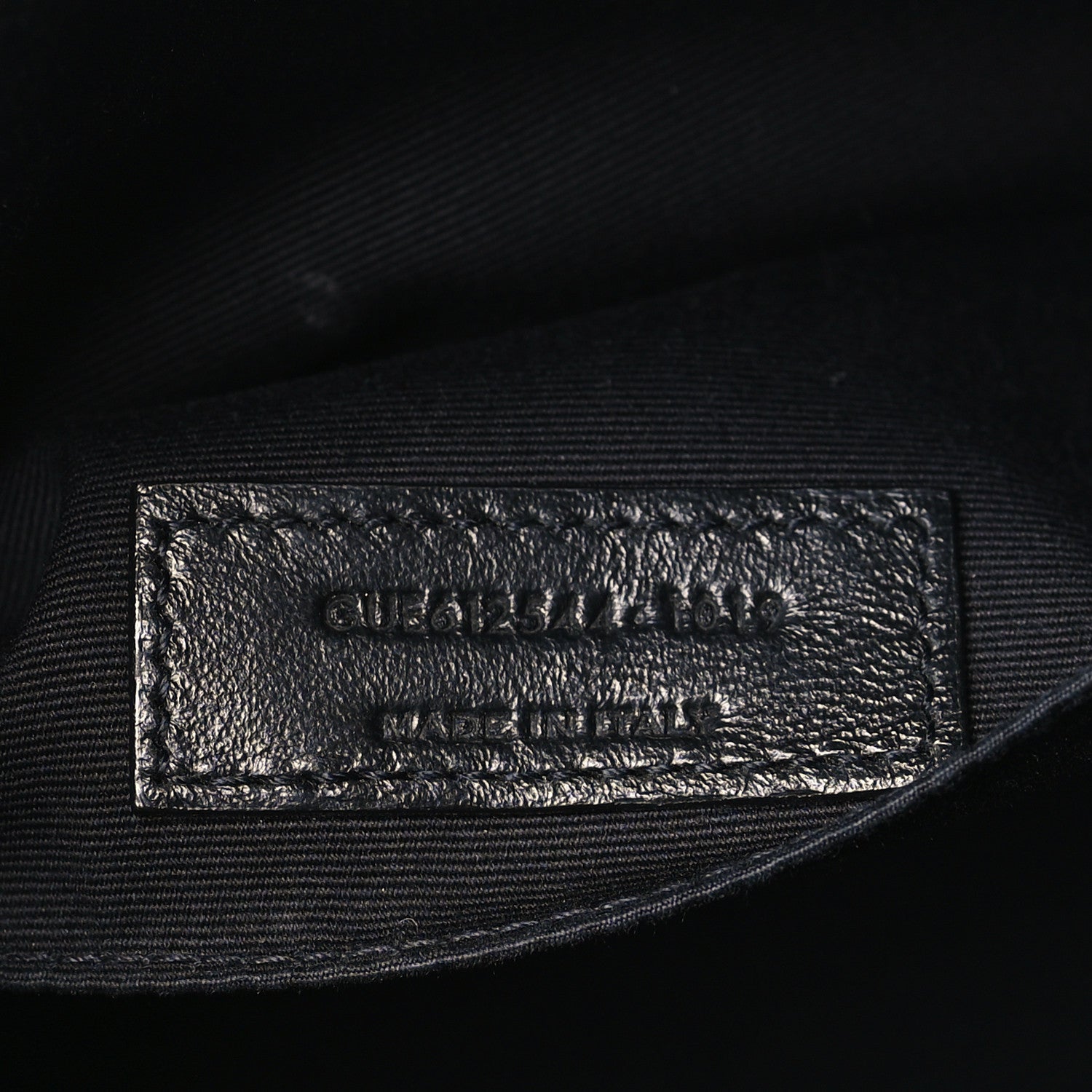 Saint Laurent Calfskin Matelasse Monogram Lou Camera Bag Black 9 of 9
