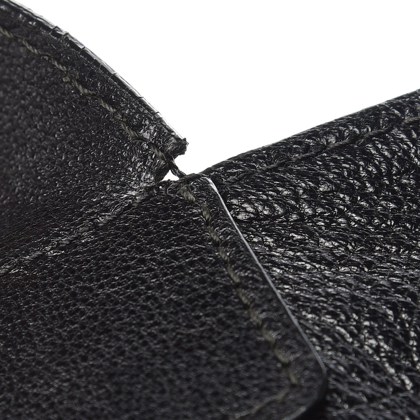 Goatskin Perforated Large CC Tote Black