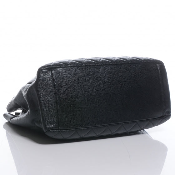 Chanel Caviar Grand Shopping Tote GST Black 4 of 7