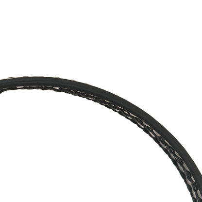 Gucci Patent Crystal G Buckle Bracelet Black 5 of 6