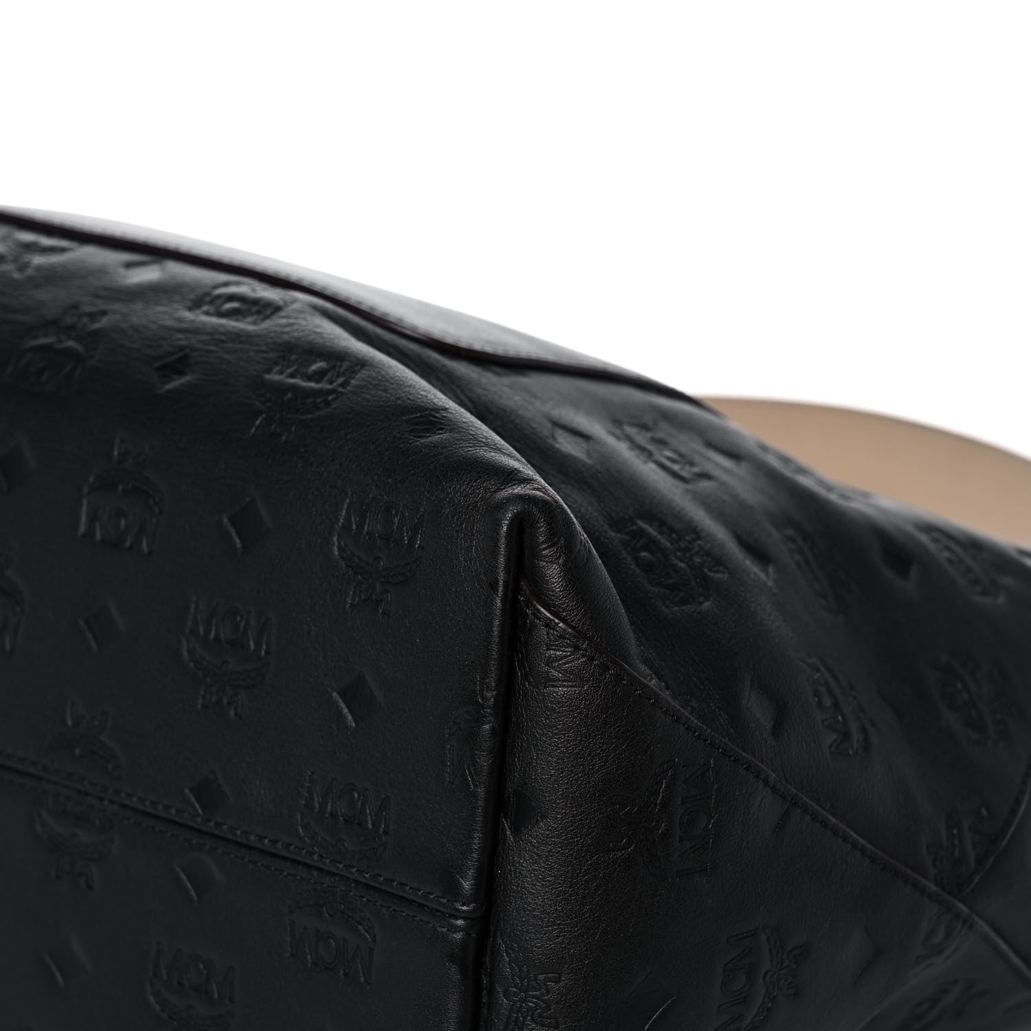MCM Calfskin Ottomar Large Klara Hobo Black 12 of 14