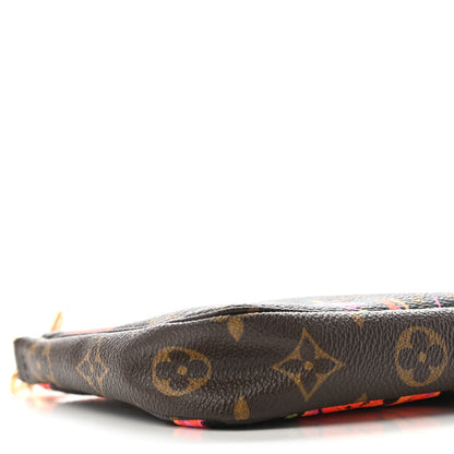 Louis Vuitton Monogram Roses Pochette Accessories 9 of 10