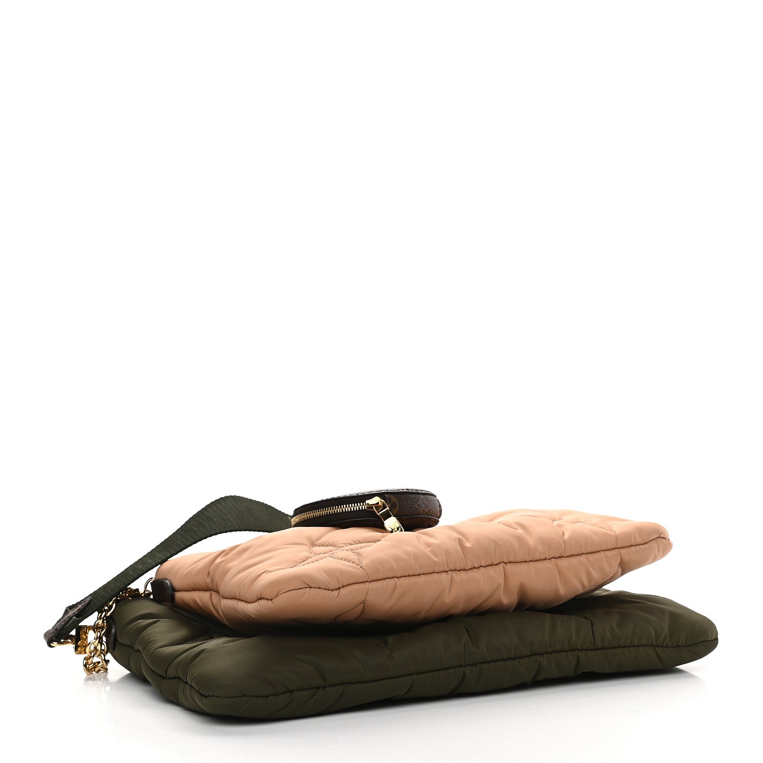 Louis Vuitton Econyl Monogram Pillow Maxi Multi Pochette Accessories Kaki Beige 4 of 9