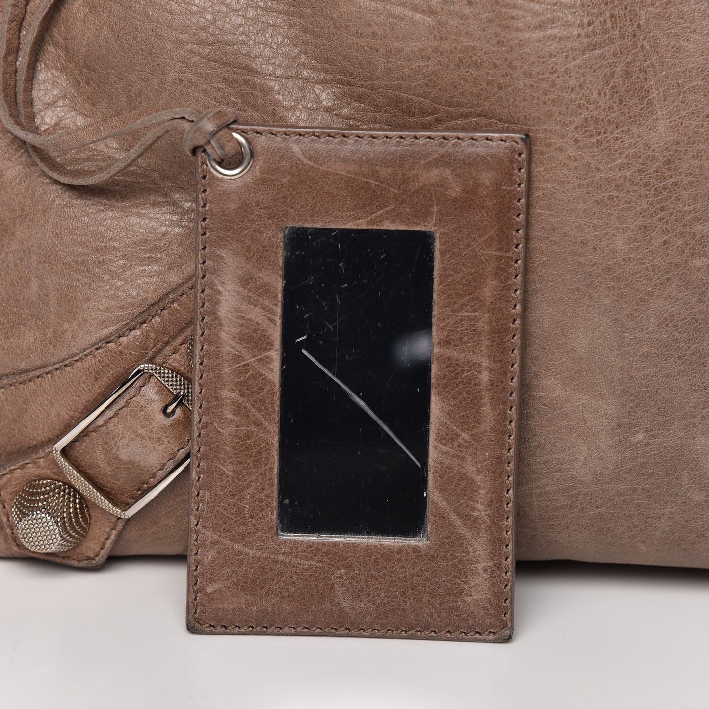 Agneau Giant 21 Silver Hardware Weekender Noix
