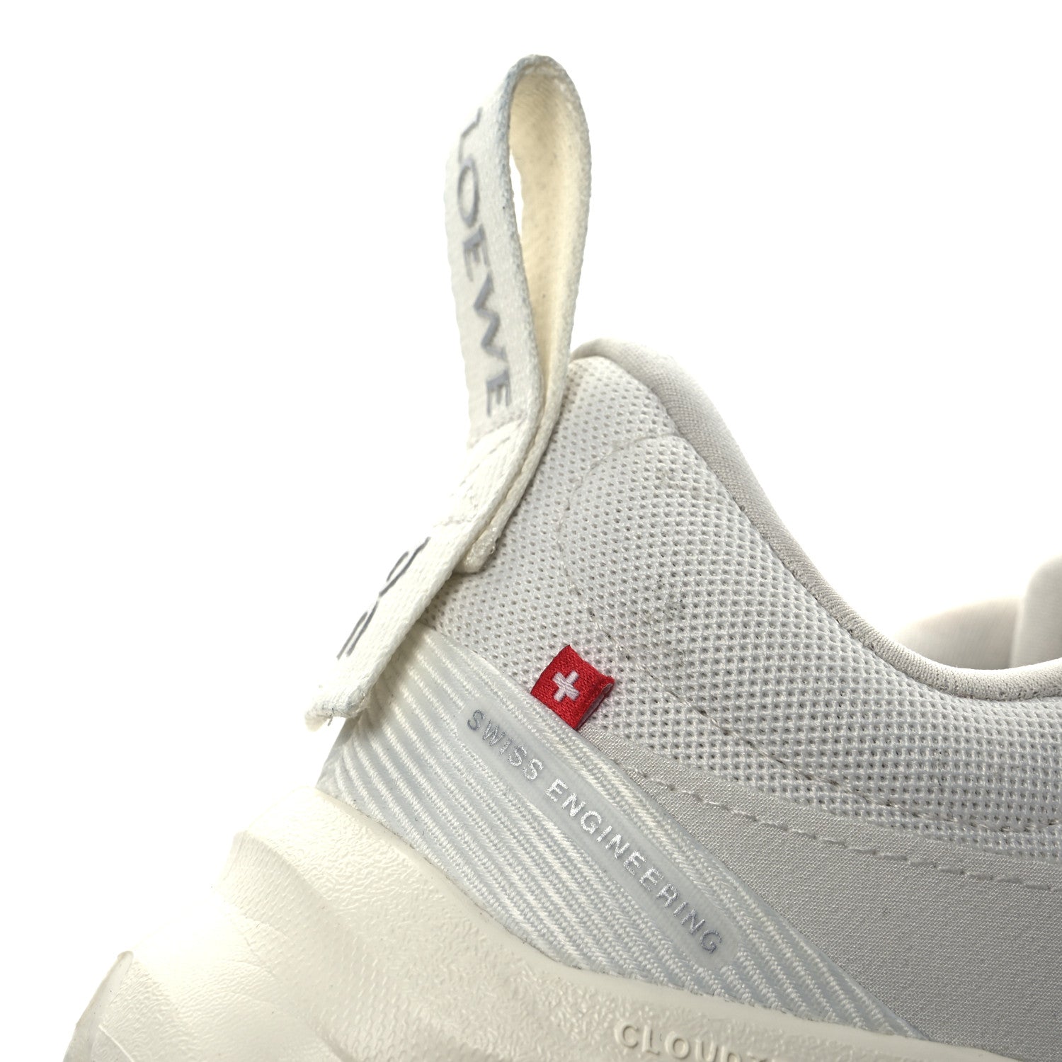 Loewe X ON Recycled Polyester Womens Cloudtilt Sneakers 37 All White 12 of 14