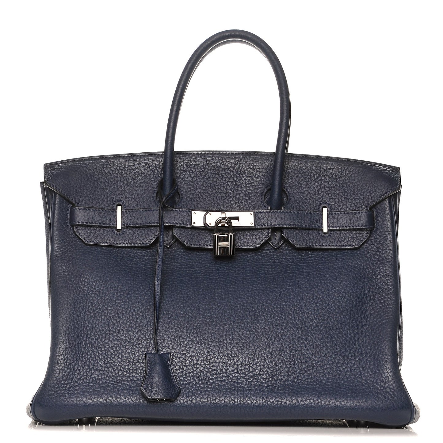 Taurillon Clemence Birkin 35 Bleu Abysse