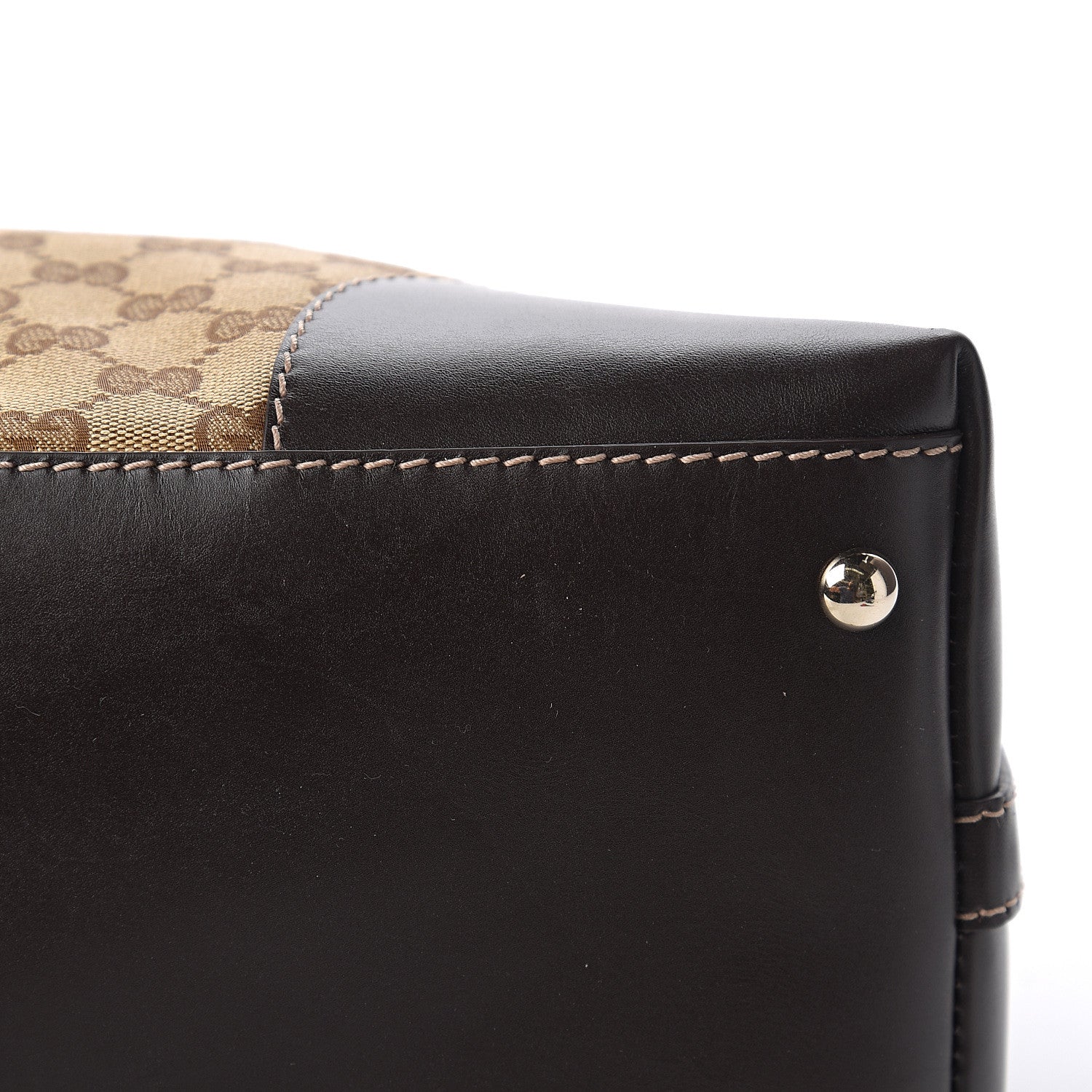 Gucci Monogram Medium Lovely Heart Hobo Brown 13 of 14
