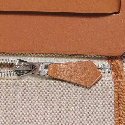 Hermes Toile Herbag Zip MM Natural 9 of 10
