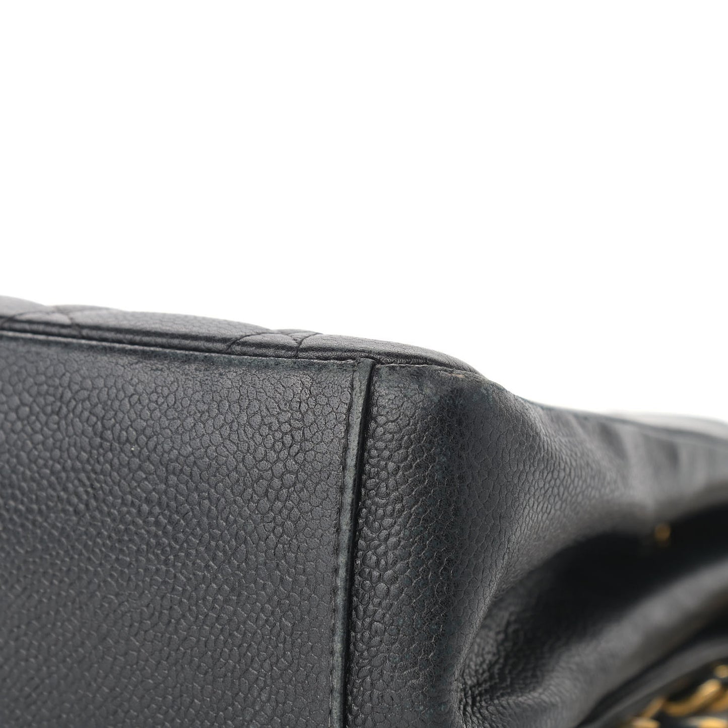 Caviar Quilted Medium Single Flap Black