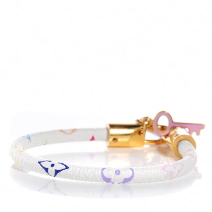 Louis Vuitton Monogram Multicolor Luck It Bracelet 17 White 11 of 13