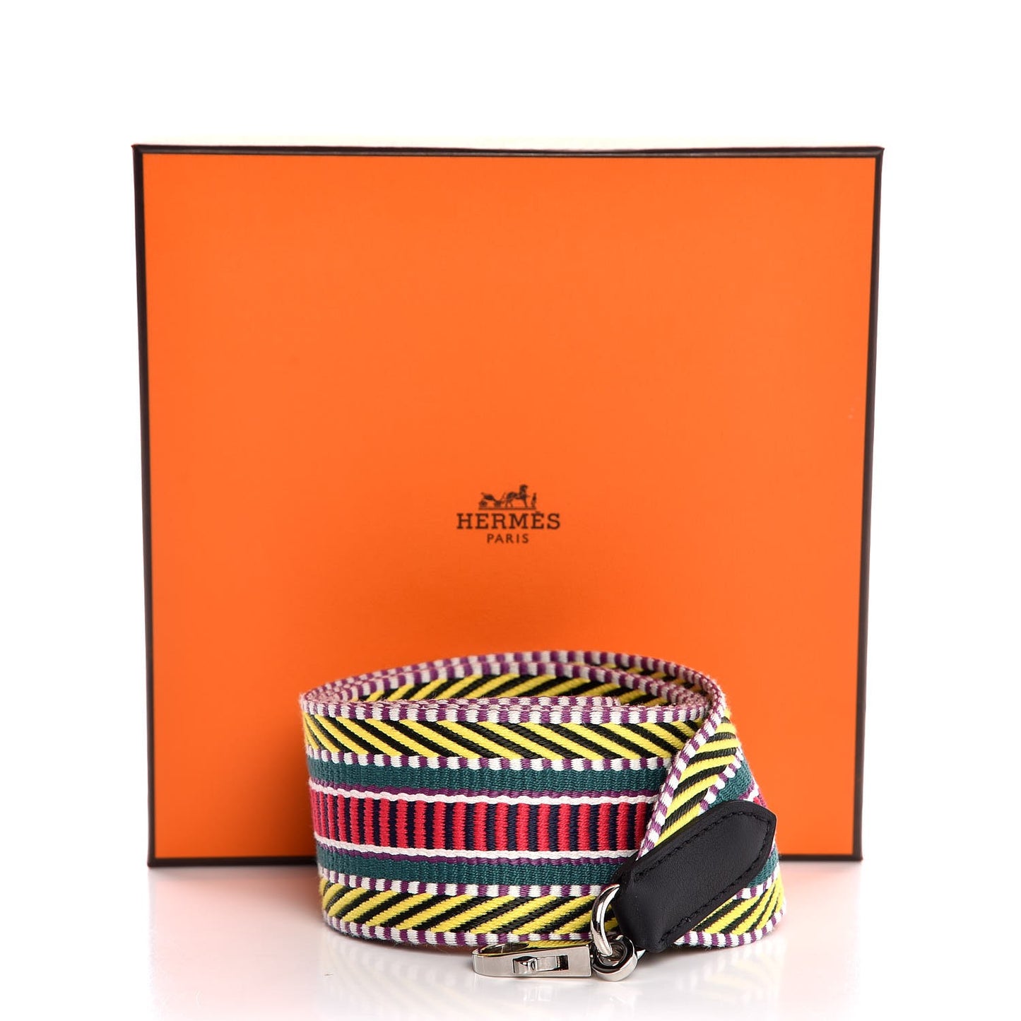 Toile Swift 50mm Sangle Cavale Shoulder Strap Multicolor Black