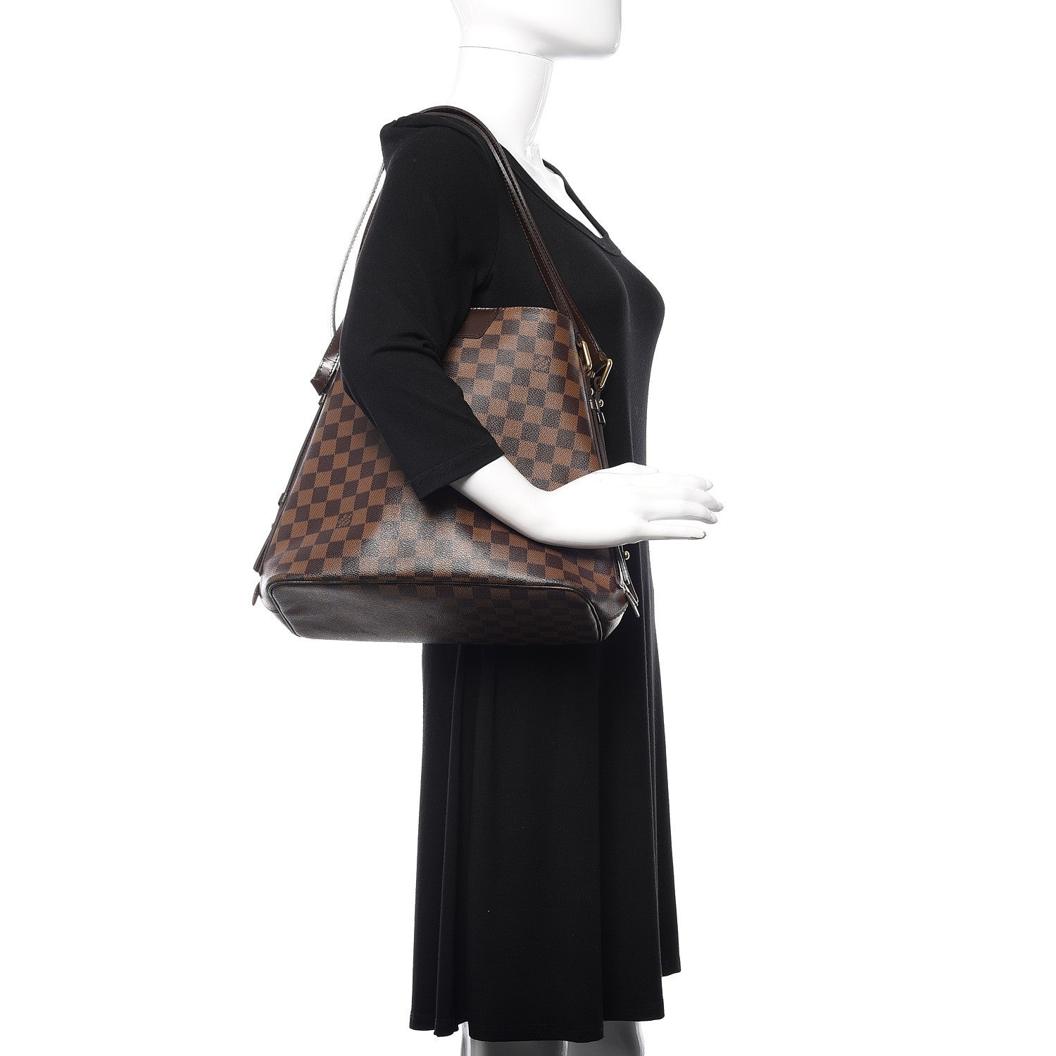 Louis Vuitton Damier Ebene Cabas Rivington 2 of 9