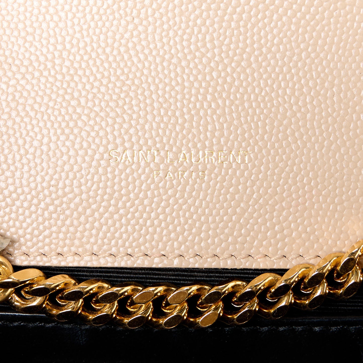 Grain De Poudre Small Monogram Kate Satchel Dark Beige