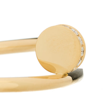 Cartier 18K Yellow Gold Diamond Juste Un Clou Bracelet 15 3 of 4