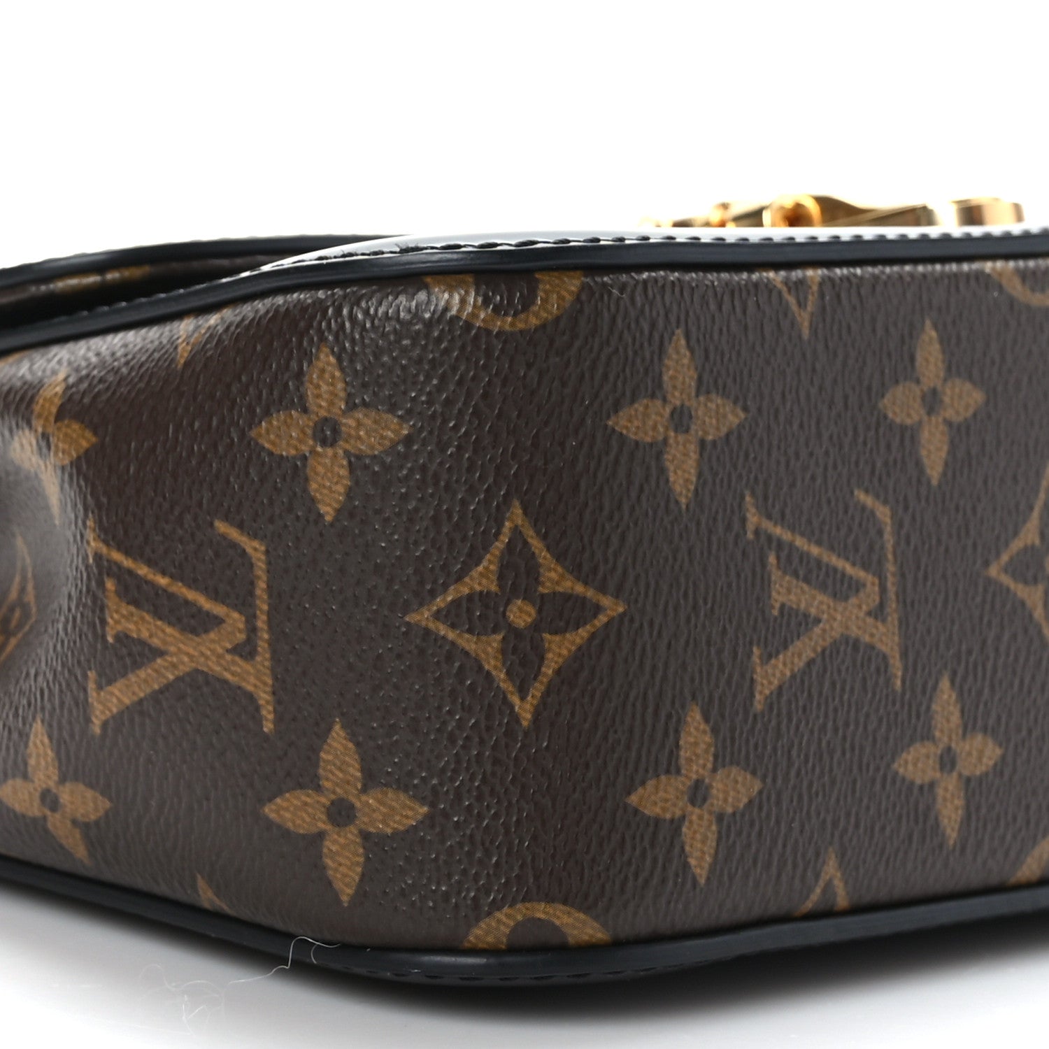 Louis Vuitton Patent Calfskin Monogram Cherrywood BB Black 7 of 7