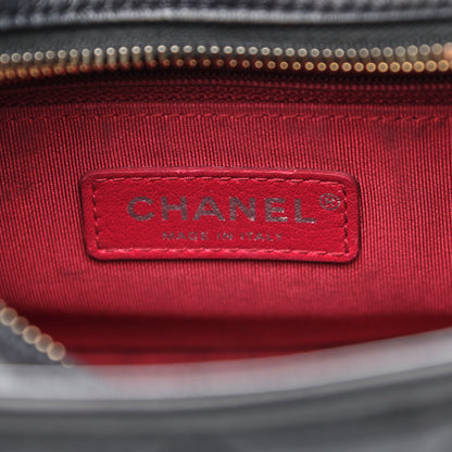 Chanel Aged Calfskin Quilted Small Gabrielle Hobo Black 6 of 11